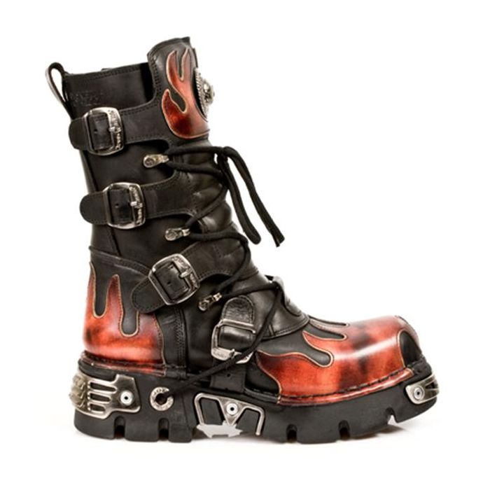 New Rock 591 ITALI NEGRO Y PULIK FUEGO, REACTOR NEGRO TOBERAS ORIFICI