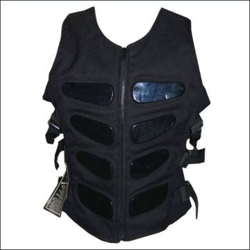 Cyberweste gothic Lack applikationen