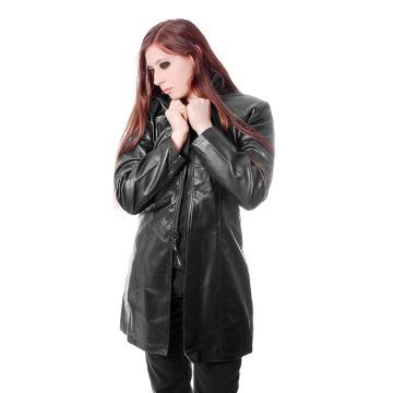 Triny kurz MantelLederimitat