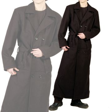 Langer Wollmantel Doppelreiher