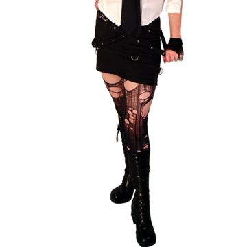 crina Baumwolle Bondage Minirock