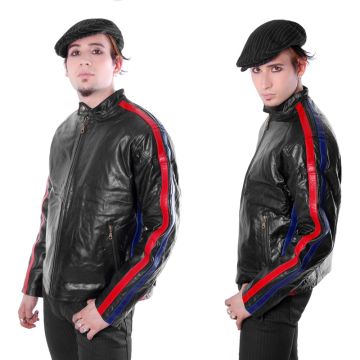 Lederjacke 236-01 buff shi