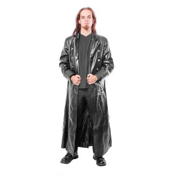 Piraten Kunstleder Mantel