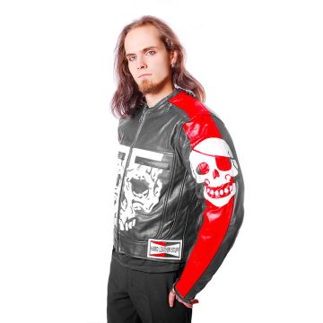 Skullhead Motorrad Jacke
