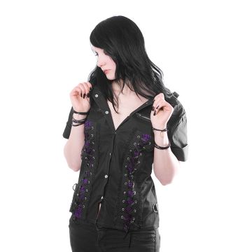 Rock on Damen Hemd lila