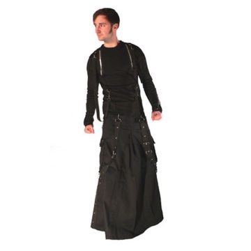 Bondage Unisex Rock aus schwarzer Baumwolle