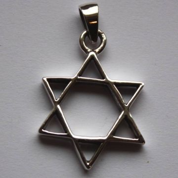 Hexagramm Sterlingsilber