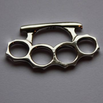 Schlagring Silberanhänger 925 Sterling