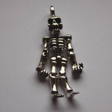 beweglicher Skeleton Anhänger Sterlingsilber