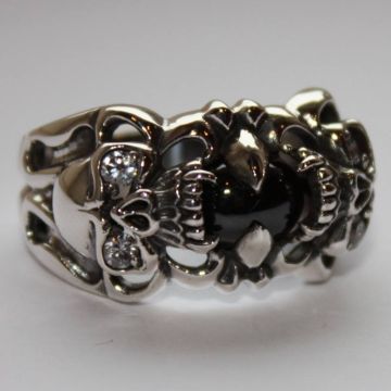 Hard Rock Ring in echt 925 Sterling Silber