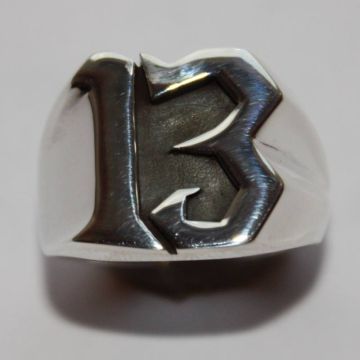 13 Ring echt 925 Sterling Silber