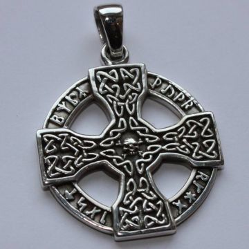 keltischer Kreuzanhänger in echt 925 Sterling Silber