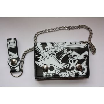 Geldbörse EMO Nautic Skull