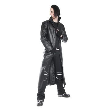 langer Ledermantel Rindnappa