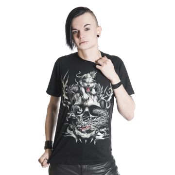 Gothic Shirt Schlange und Panther