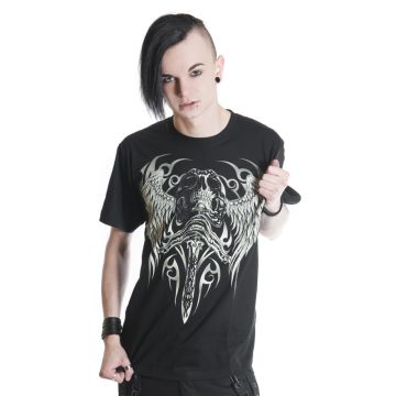 gothic Tribal Skull Tshirt