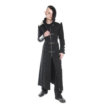 langer Stoffmantel Cybergothic