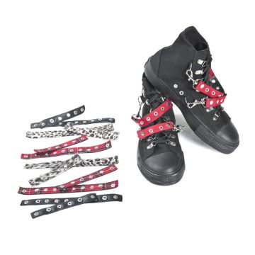 Sneaker mit auswechselbaren Gürteln