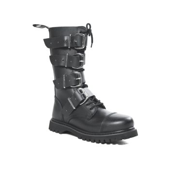 14 loch Ranger Boots mit Stahlkappe und vier Schnallen big