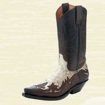 Sendra Cowboyboot 3241 Cuervo SP.7004/Python