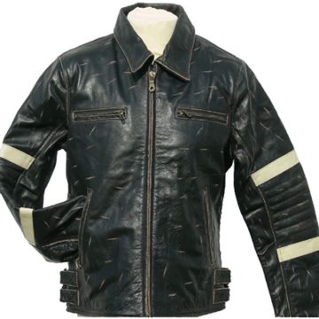 Lederjacke 1735 buff rub