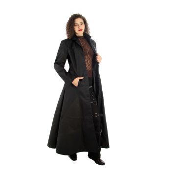 Langer Damen Baumwollmantel Style No 402