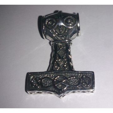 Thor Hammer Sterlingsilber Anhänger
