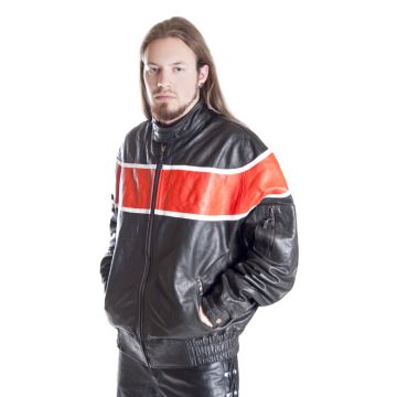 Lederjacke Race Motorradjacke Bikerjacke