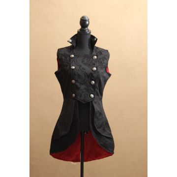 Steampunk Weste Damen brokat