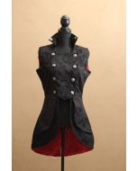 Steampunk Weste Damen brokat