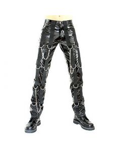 Ring Pants PVC Black