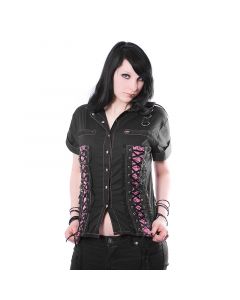 Rock on Damen Hemd pink