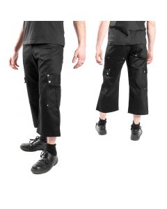 3/4 schwarze Hose