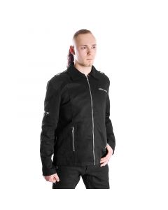 schwarze Herren Jacke mit vielen RV