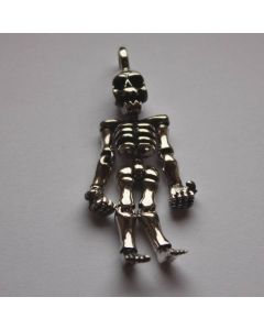 beweglicher Skeleton Anhänger Sterlingsilber