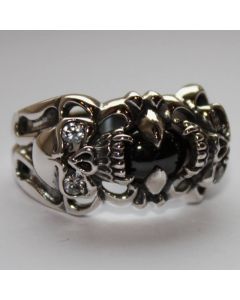 Hard Rock Ring in echt 925 Sterling Silber