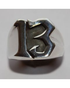13 Ring echt 925 Sterling Silber