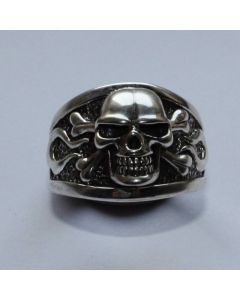 Ring mit Totenkopf echt 925 Sterling Silber