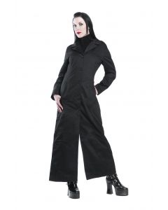 langer Damen Stoffmantel gothic