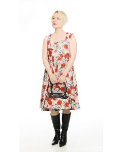 Kleid Skulls and Roses rosa