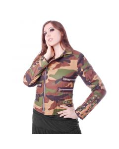 Zipper Jacke 855 Camouflage